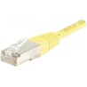 Cordon RJ45 catégorie 6 F/UTP jaune - 10 m245560