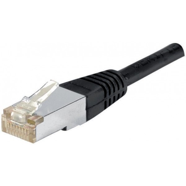 Cordon RJ45 catégorie 6 F/UTP noir - 7 m857952