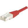 Cordon RJ45 catégorie 6 F/UTP rouge - 10 m243560