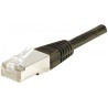 Cordon RJ45 catégorie 6 F/UTP noir - 2 m234240