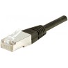 Cordon RJ45 catégorie 6 F/UTP noir - 0,3 m852561Cordon RJ45 catégorie 6 F/UTP noir - 0,3 m