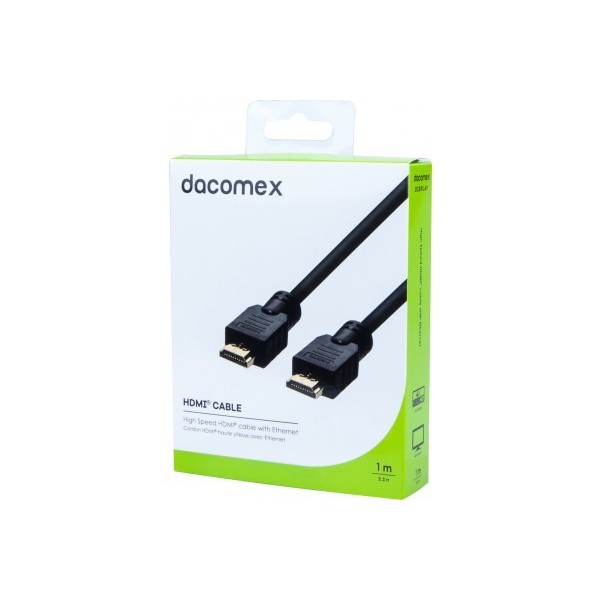 DACOMEX Cordon HDMI haute vitesse avec Ethernet - 1 m199044