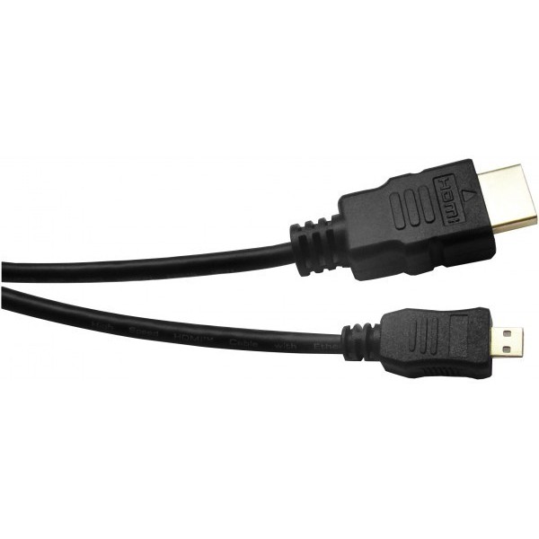 Cordon HDMI haute vitesse avec ethernet micro HDMI  5,00m128499Cordon HDMI haute vitesse avec ethernet micro HDMI  5,00m