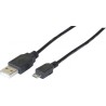 Cordon eco USB 2.0 A / MICRO B noir - 1 m149691Cordon eco USB 2.0 A / MICRO B noir - 1 m