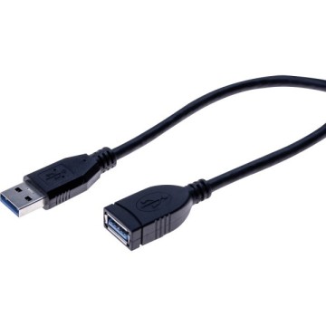 Rallonge éco USB  3.0 type A / A noire - 1,0 m532460