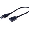 Rallonge éco USB  3.0 type A / A noire - 2,0 m532461Rallonge éco USB  3.0 type A / A noire - 2,0 m