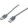 Cordon USB 2.0 type A / A gris - 5,0 m532505