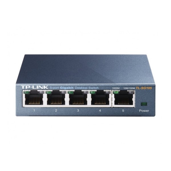 TP-Link TL-SG105 - Switch de bureau 5 ports Gigabit - Boitier métal 