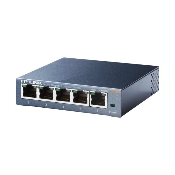 TP-Link TL-SG105 - Switch de bureau 5 ports Gigabit - Boitier métal 