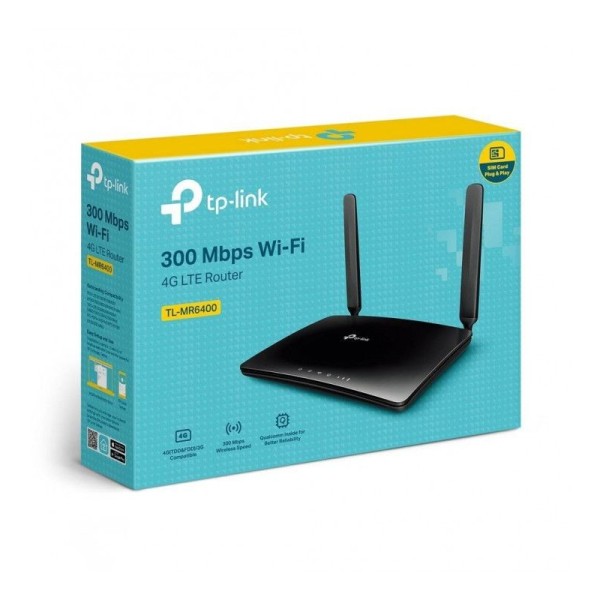 TP-Link TL-MR6400 V4 - Modem/Routeur 4G LTE WiFi N 300 Mbps 