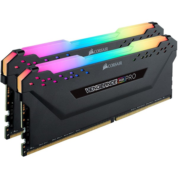 Mémoire DDR4 3600 16G  2x8G  CORSAIR *Carte Mère W16GX4M2D3600C18* Vg RGB Pro